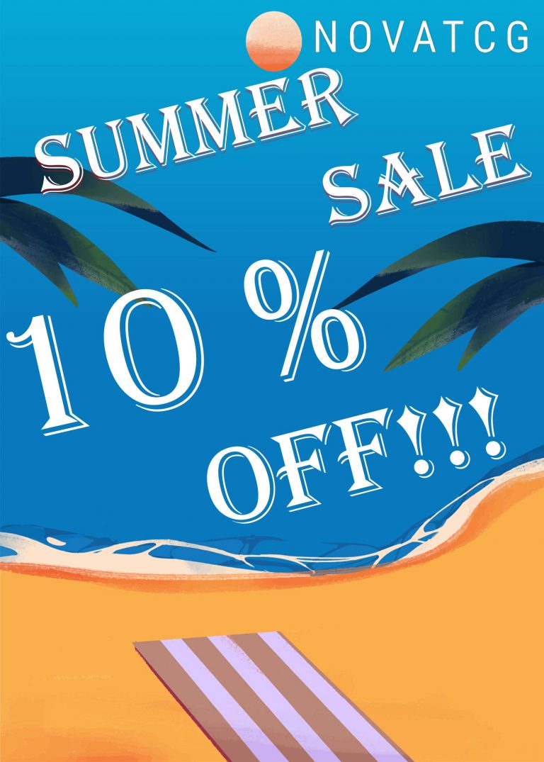 2022 Summer Sale, Store Updates, Shipment pause NovaTCG